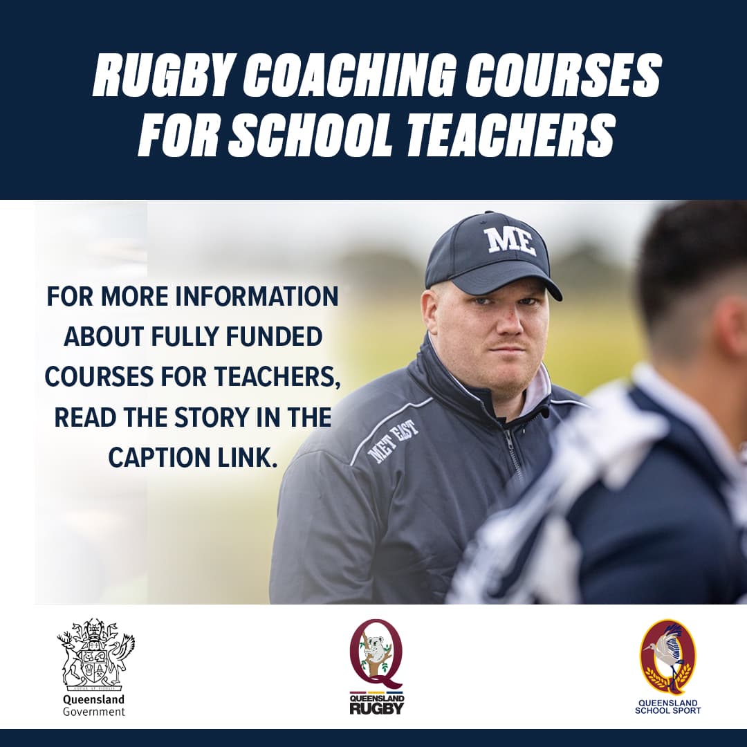 Free Rugby Coaching Accreditation for Queensland School Teachers