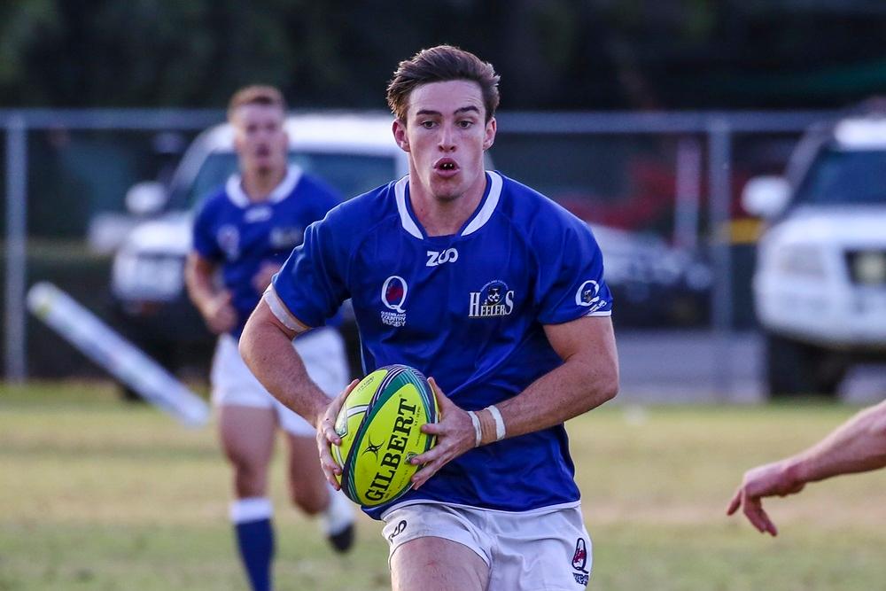 Townsville's Josh Fletcher in action for the Queensland Country Heelers. Photo: Brendan Hertel/QRU 