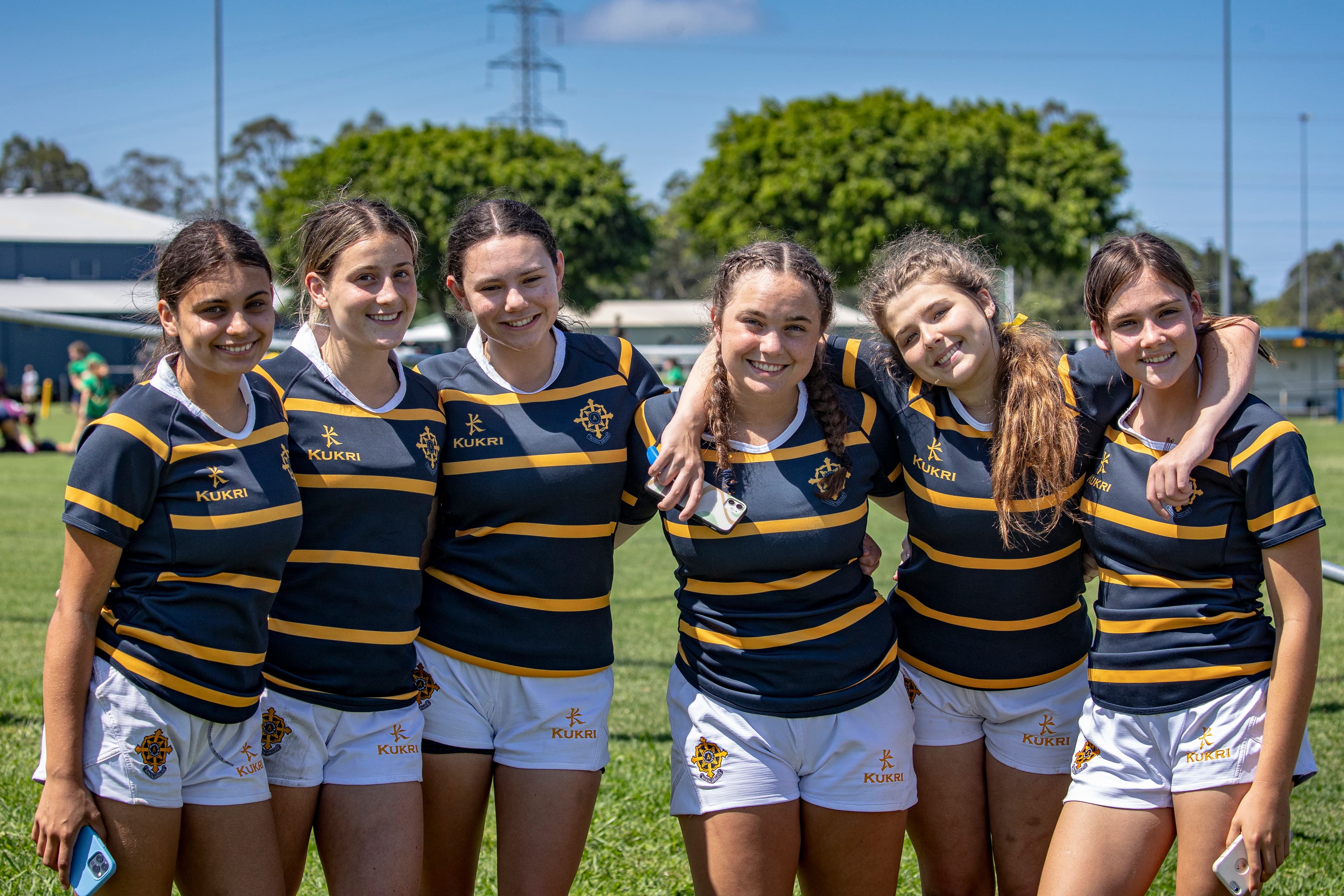 Mount St Michael’s Rugby 7s team, winners of the 2021 inaugural CaSSSA Gala Day.
