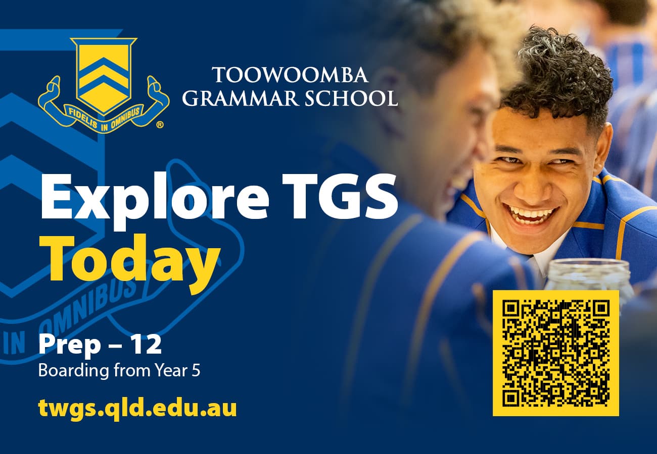 Toowomba Grammar School Ad