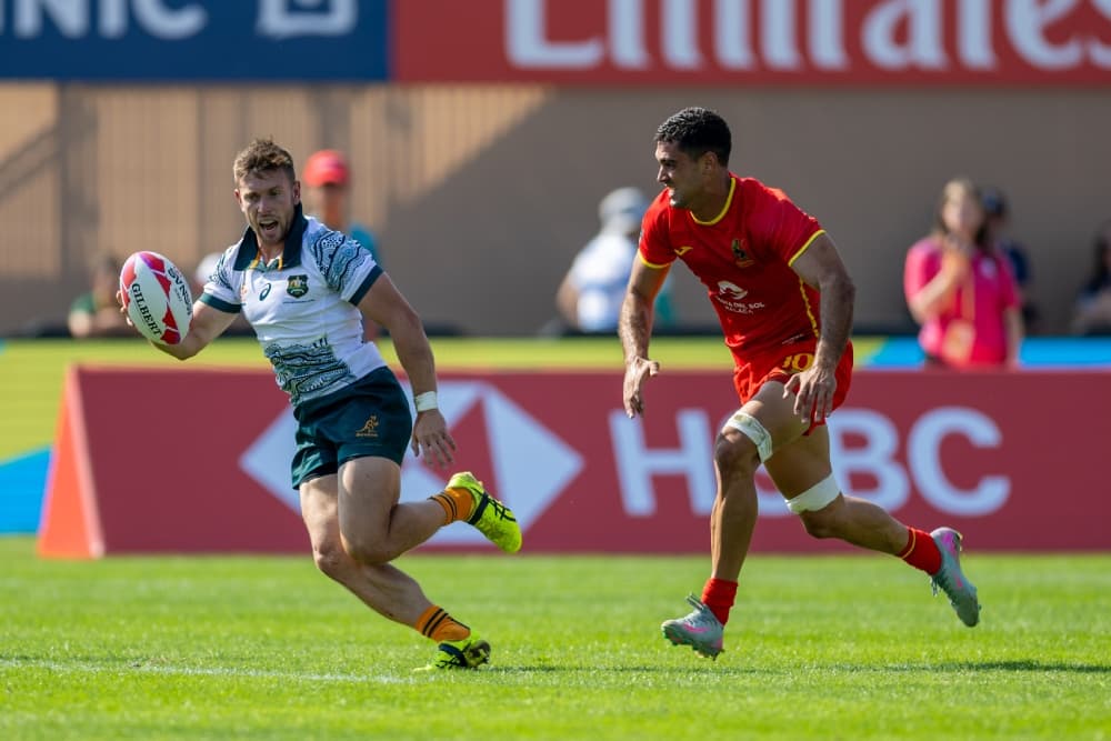 The Australia Sevens sides are into the semi-finals in Dubai. Photo: World Rugby