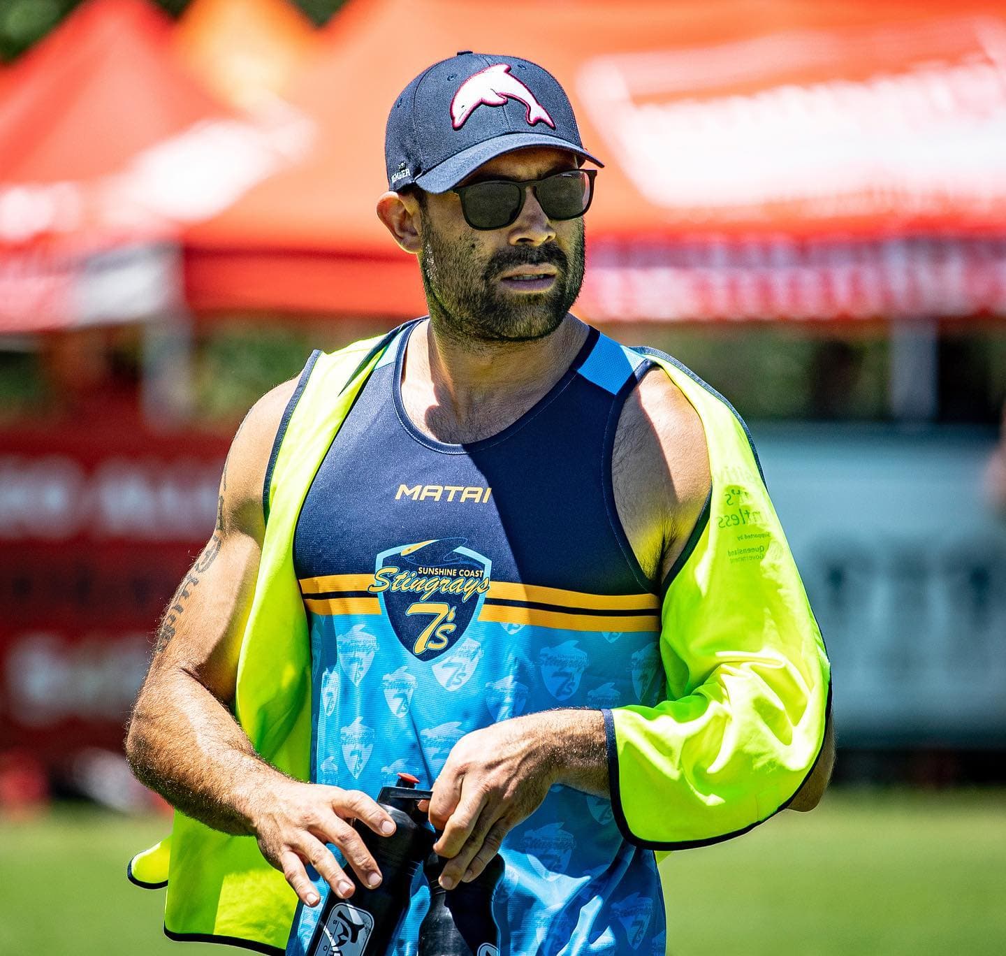 Rod volunteering at the 2021 QLD States 7s at Noosa Rugby Club