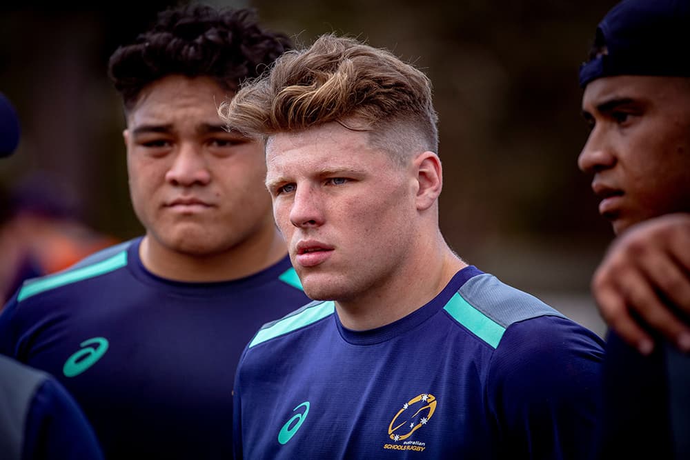 St Joseph's Nudgee College prop Harry Vella will start for Australia against Fiji Schools. Photo: QRU Media/Brendan Hertel.