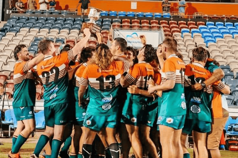 The Bowen Mudcrabs claimed the Mackay A Grade title over the weekend. Photo: Mackay Rugby Union Facebook.