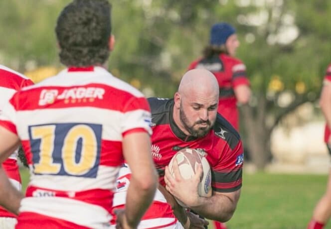 Griffith Uni Knights captain Kerrod Martorella...10th consecutive grand final on Saturday