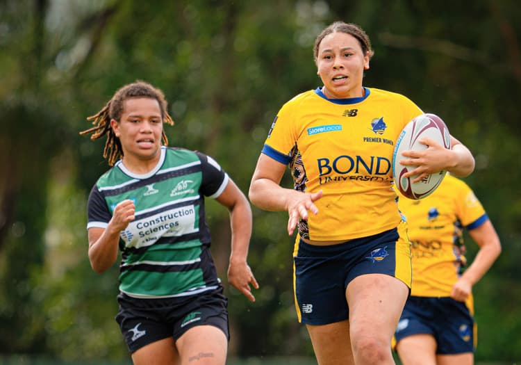 Bond University flyer Dianne Waight...a key grand final factor