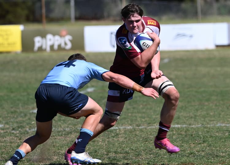 Reds forward Charlie Grieves...back from injury for the Super Rugby U16s grand final