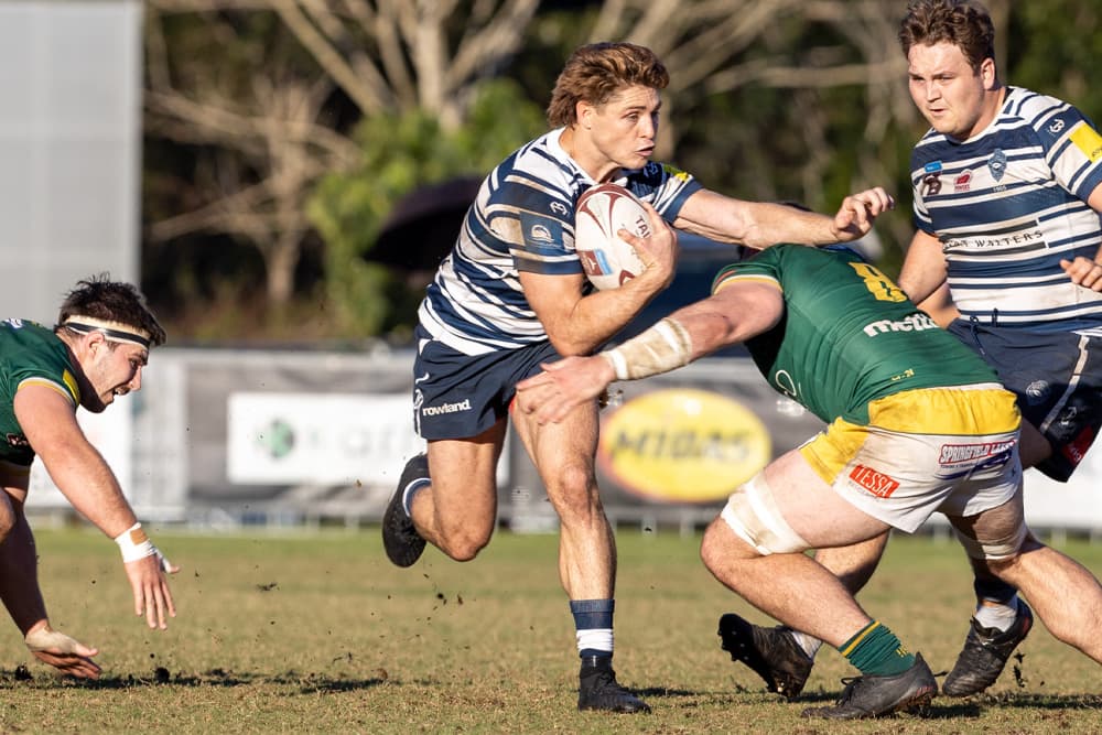 Brothers flyhalf James O'Connor at work against Wests in the major semi-final. Photo: Reds Media