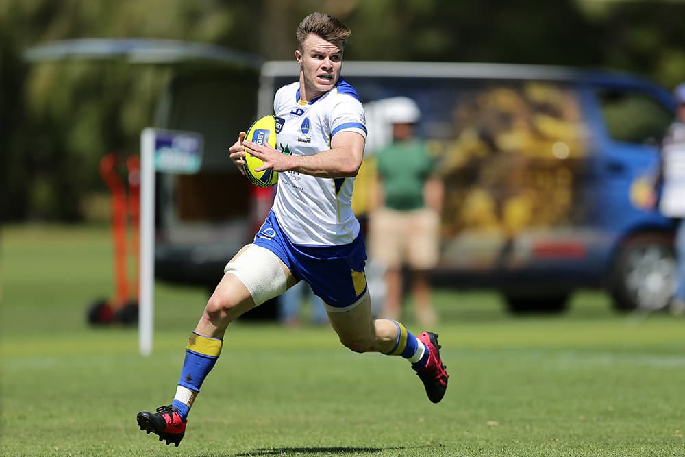 Isaac Henry on the run for Brisbane City. Photo: Getty Images