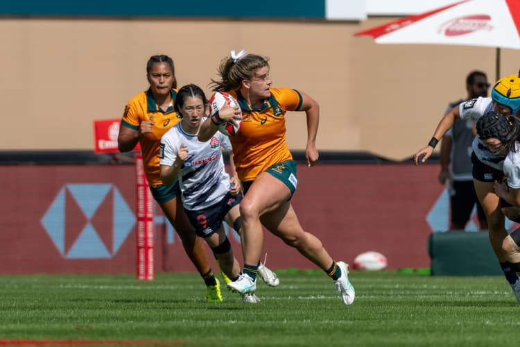 The Australia Sevens sides are ready for Dubai. Photo: World Rugby