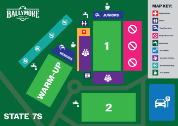 QLD State 7s - Ballymore Map