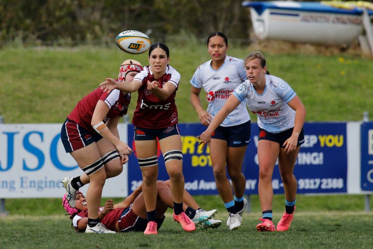 Queensland's Madi Pomerenke in action in last year's Next Gen 7s. Photo: Karen Watson