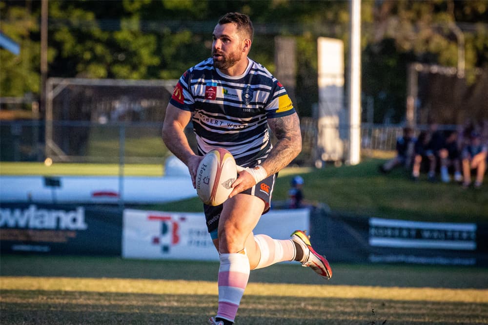Brothers' centre Michael Bond in action against Wests in Round 8 of the StoreLocal Hospital Cup. Image: QRU Media