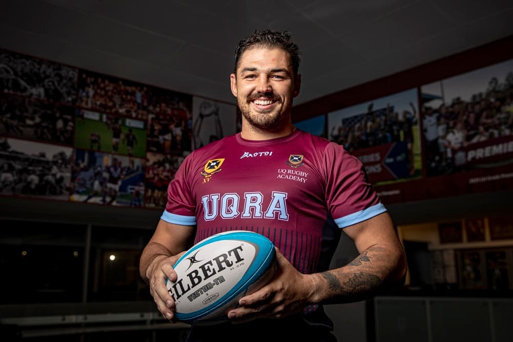 Connor Vest in his new club colours for 2020. Photo: Brendan Hertel/QRU