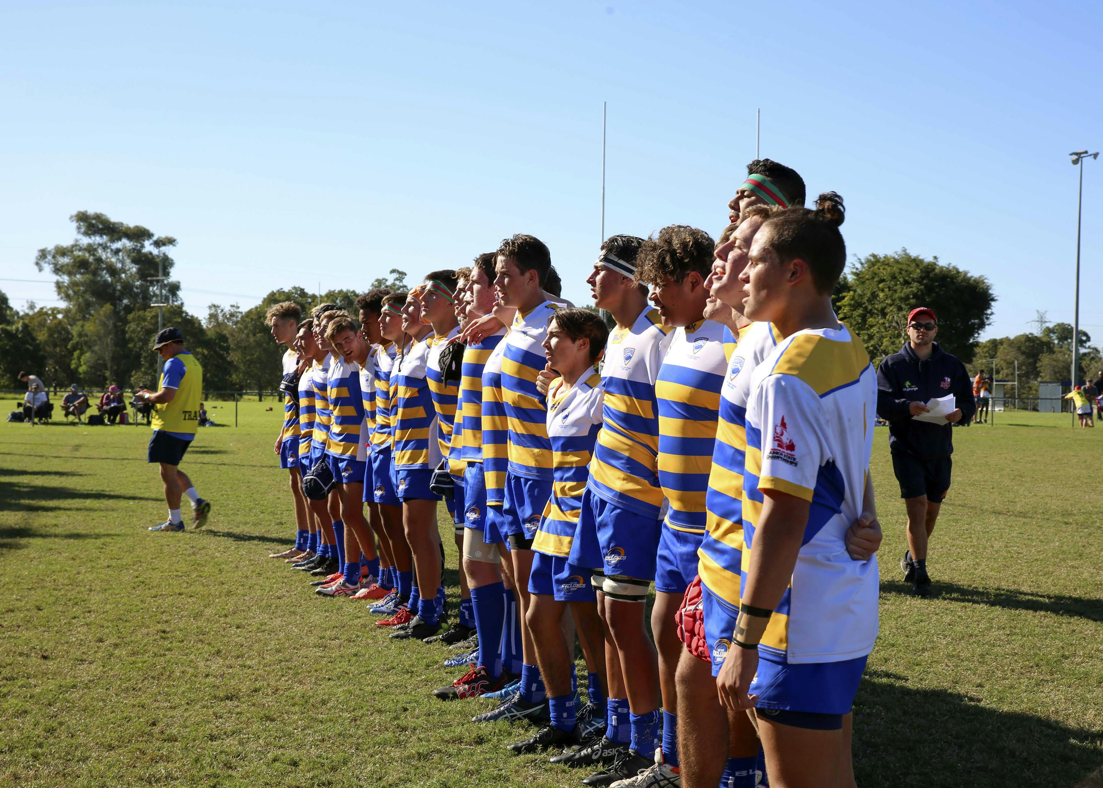 QLD Rugby Junior Team Arm in Arm