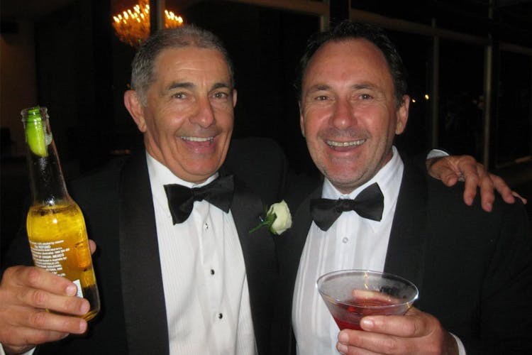 The Queensland Rugby community is mourning the sudden loss of David Logan (left) and Stephen Tait (right)