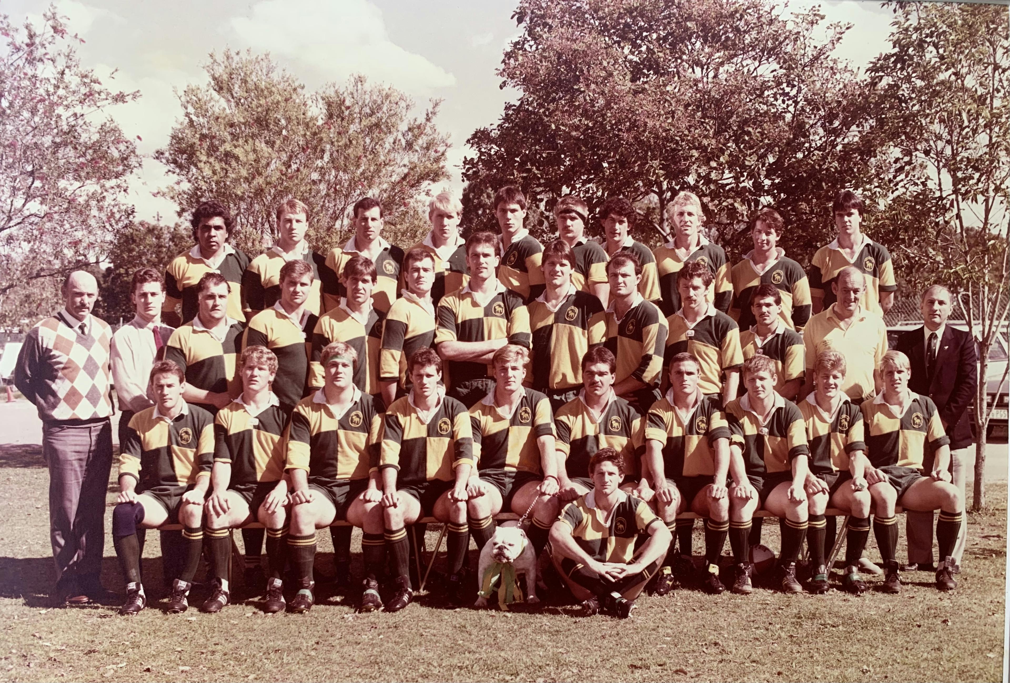 Wests' 1985 premiership-winning squad