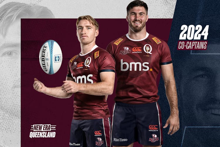 Liam Wright and Tate McDermott have been reappointed as co-captains of the Queensland Reds for a third consecutive season